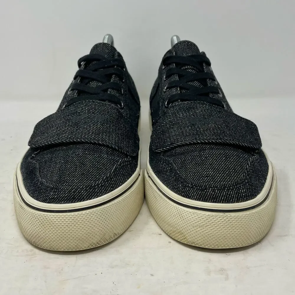 Creative Recreation Cesario Black Chambray Low Sneakers Mens Size 9